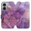 Mobiwear Flip pouzdro pro Xiaomi POCO X8 Pro - VP20S fialový mramor