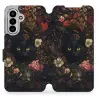Mobiwear Flip Samsung Galaxy A17 / A17 5G fekete macska tok