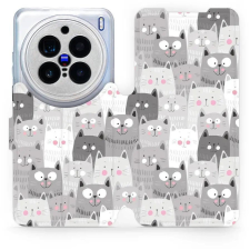 Mobiwear Flip Vivo X200 Pro cicák tok (5907861236317) tok és táska