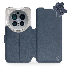 Mobiwear Flip Vivo X300 Pro kék bőrtok tok és táska