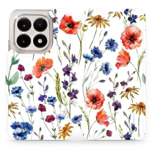 Mobiwear Flip Xiaomi 15T virágok tok tok és táska