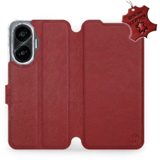 Mobiwear Flip Xiaomi Poco F7 sötétpiros bőrtok (5907861247405) tok és táska