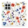 Mobiwear Flip Xiaomi Redmi Note 15 4G virágok tok