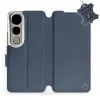 Mobiwear FlipVivo V50 Lite kék bőrtok
