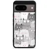 Mobiwear Glossy Google Pixel 8 cicák fényes tok
