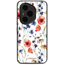 Mobiwear Glossy Honor 400 Pro virágok fényes tok tok és táska
