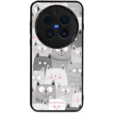 Mobiwear Glossy lesklé pouzdro na Vivo X300 Pro kočičky tok és táska