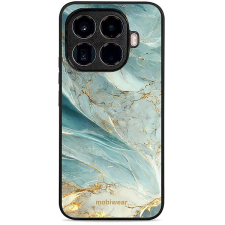 Mobiwear Glossy lesklé pouzdro na Xiaomi 15T Pro zelenkavý mramor tok és táska
