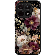 Mobiwear Glossy lesklé pouzdro na Xiaomi 15T zlatavé kvítky tok és táska