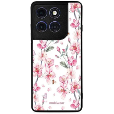 Mobiwear Glossy Motorola Edge 60 Pro virágmintás fényes tok tok és táska