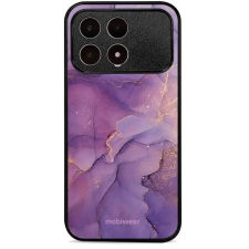 Mobiwear Glossy Poco F8 Pro fényes tok - G050G, lila márvány tok és táska