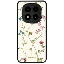 Mobiwear Glossy Poco X7 fényes tok - vékony szárú növények tok és táska