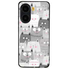 Mobiwear Glossy Poco X7 Pro fényes tok - macskák (5906511920439) tok és táska