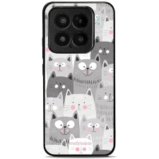 Mobiwear Glossy Xiaomi 15 fényes tok - macskák tok és táska