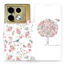 Mobiwear Infinix Note 40 flip tok - fa tok és táska