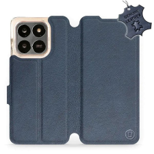 Mobiwear Kožené flip pouzdro pro Honor x7d modré tok és táska