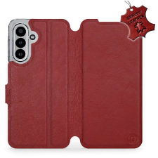 Mobiwear Kožené flip pouzdro pro Samsung Galaxy A17 / A17 5G červené tok és táska