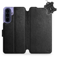 Mobiwear Kožené Flip pouzdro pro Samsung Galaxy A57 5G - černé tok és táska