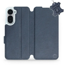 Mobiwear Kožené flip pouzdro pro Xiaomi Redmi A7 Pro - modré tok és táska