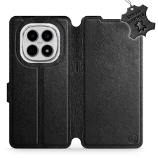 Mobiwear Kožené flip pouzdro pro Xiaomi Redmi Note 15 4G černé tok és táska
