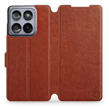 Mobiwear Motorola Edge 60 Fusion barna flip tok tok és táska