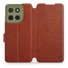 Mobiwear Motorola Moto G15 barna flip tok (5906511822993) tok és táska