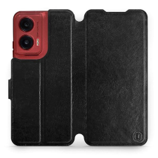 Mobiwear Motorola Moto G35 fekete flip tok tok és táska