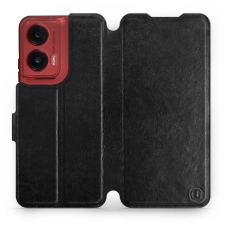 Mobiwear Motorola Moto G35 fekete flip tok (5906511902411) tok és táska