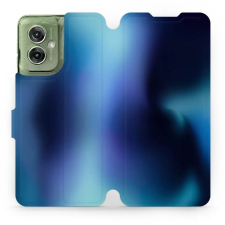 Mobiwear Motorola Moto G55 5G flip tok - kék árnyalat (5906511905351) tok és táska