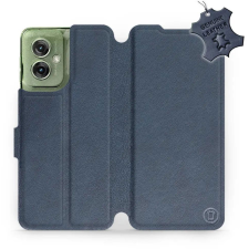Mobiwear Motorola Moto G55 5G kék bőr flip tok (5906511904651) tok és táska