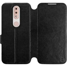Mobiwear Nokia 4.2 fekete flipes tok szürke belsővel tok és táska