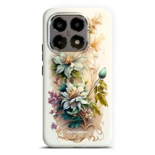 Mobiwear Odolné pouzdro pro Xiaomi 15T - Elite Pro E014E Krémové květy tok és táska