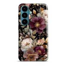 Mobiwear Odolné pouzdro Samsung Galaxy S26 - Elite Pro E169E Zlatavé kvítky tok és táska