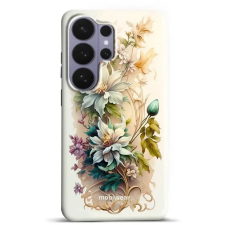 Mobiwear Odolné pouzdro Samsung Galaxy S26 Ultra - Elite Pro E014E Krémové květy tok és táska
