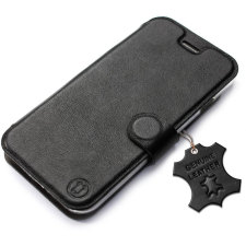 Mobiwear Samsung Galaxy A22 5G fekete bőr flip tok - L_BLS (5903516856596) tok és táska