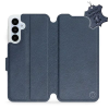 Mobiwear Samsung Galaxy A25 5G kék bőr flip tok - L_NBS