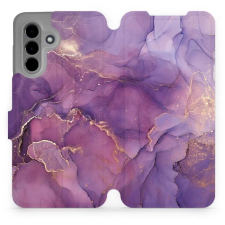 Mobiwear Samsung Galaxy A26 flip tok - lila márvány (5906511812482) tok és táska