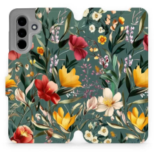 Mobiwear Samsung Galaxy A26 flip tok - zöld rét (5906511813038) tok és táska