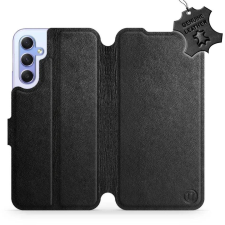 Mobiwear Samsung Galaxy A34 5G bőr flip tok - Fekete (5904808507134) tok és táska