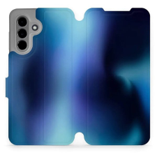 Mobiwear Samsung Galaxy A36 flip tok - kék árnyalat tok és táska