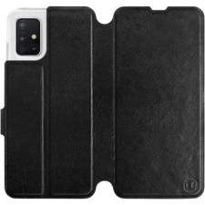 Mobiwear Samsung Galaxy A51 fekete flipes tok szürke belsővel (5903516121540) tok és táska