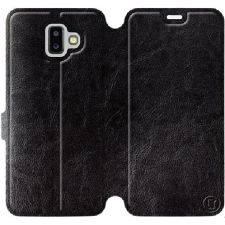 Mobiwear Samsung Galaxy J6 Plus 2018 fekete flipes tok szürke belsővel (5903226510320) tok és táska