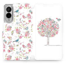 Mobiwear Samsung Galaxy S25 Edge flip tok - fa tok és táska