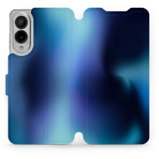 Mobiwear Samsung Galaxy S25 Edge flip tok - kék árnyalat (5906511887312) tok és táska