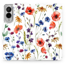 Mobiwear Samsung Galaxy S25 Edge flip tok - mezei virágok (5906511886919) tok és táska