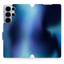 Mobiwear Samsung Galaxy S25 Ultra flip tok - kék árnyalat tok és táska