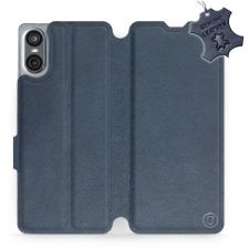Mobiwear Sony Xperia 10 VI kék bőr flip tok - L_NBS (5906511215757) tok és táska