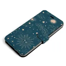 Mobiwear VP14S Samsung Galaxy Note 8 flipes tok - varázslatos világűr tok és táska