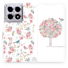 Mobiwear Xiaomi 14T Pro flip tok - fa (5906511511323) tok és táska