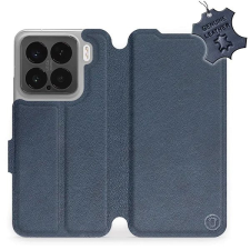 Mobiwear Xiaomi 15 kék bőr flip tok tok és táska